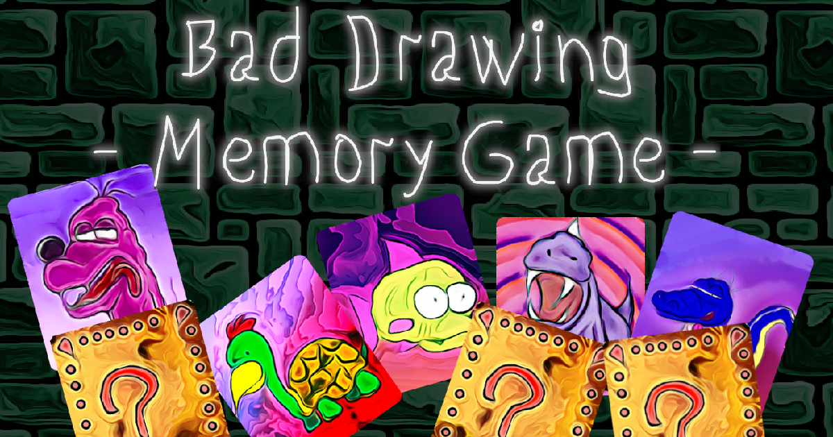 Image Bad Drawing Memory Game