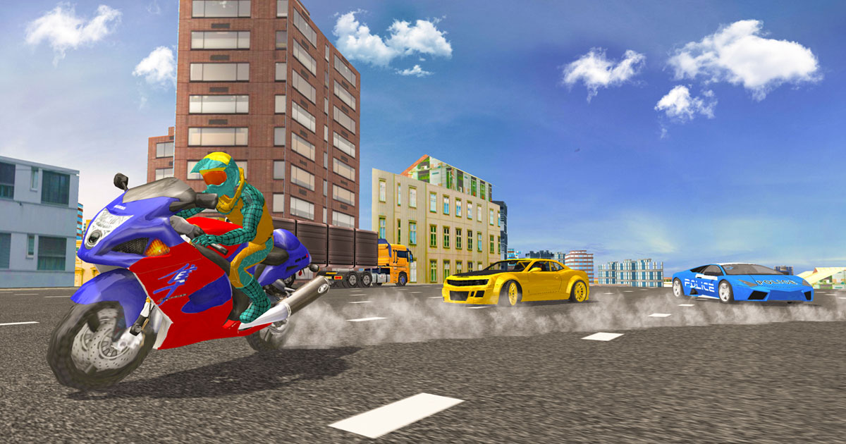 Image Hero Stunt Spider Bike Simulator
