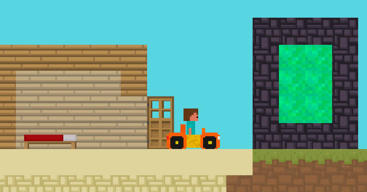 Image Steve Go kart Portal